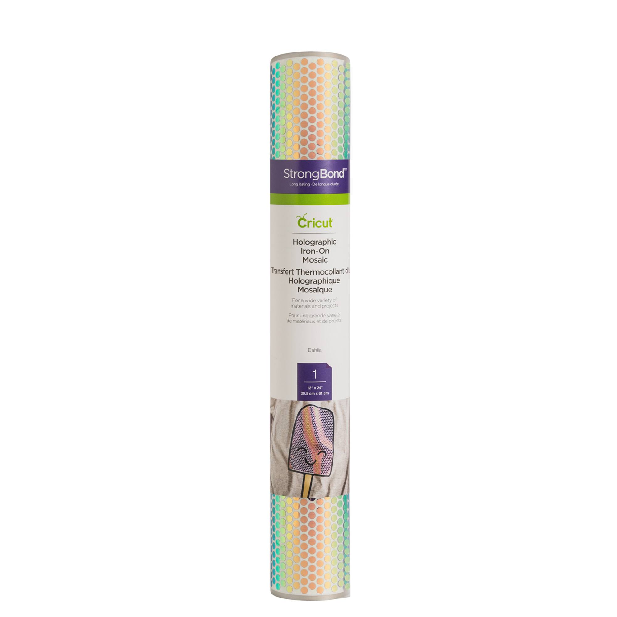 Cricut® Multicolored Holographic Iron-On Mosaic Circles